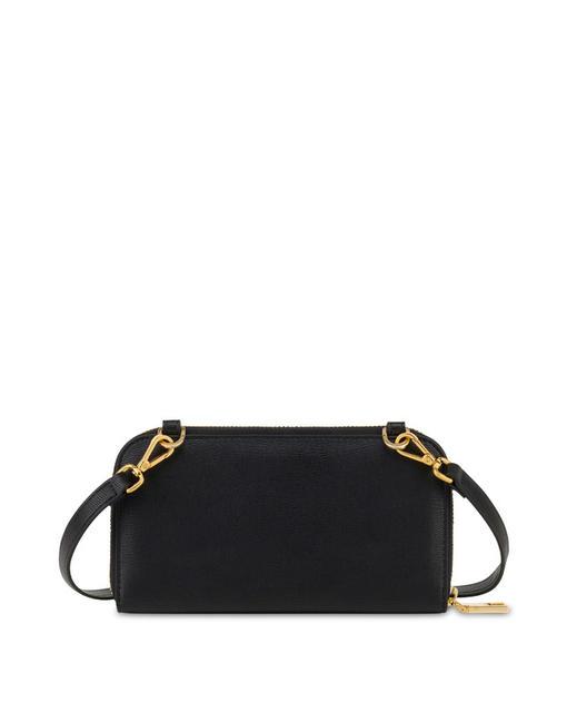 GRAINED Portofel clutch pe umăr negru - Portofele femei