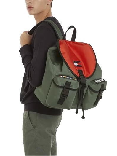 HERITAGE Rucsac din material textil verde urban - Rucsacuri pentru laptop