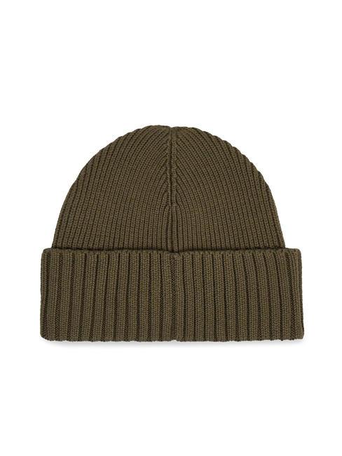 MONOTYPE BEANIE Palarie din bumbac si lana verde armată - Căciuli