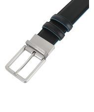 PIQUADRO BLUE SQUARE Centura reversibila negru-albastru - Curele - 3