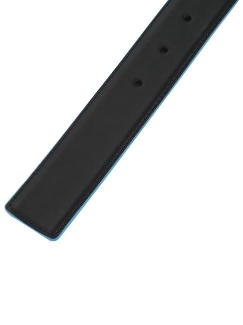 BLUE SQUARE Centura reversibila negru-albastru - Curele