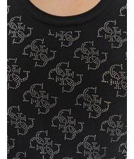 GUESS ALLOVER Tricou cu logo peste tot jetbla - tricou - 4