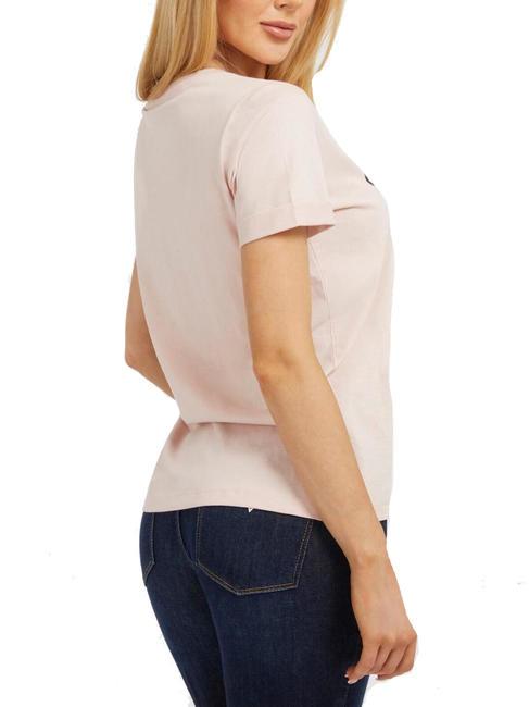 RELAXED Tricou cu inel dolly roz - tricou