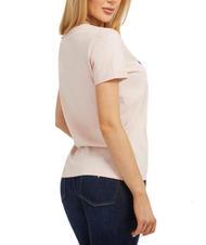 GUESS RELAXED Tricou cu inel dolly roz - tricou - 2