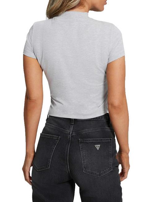 TRIANGLE STRASS Tricou cu crampoane gri melange deschis m - tricou