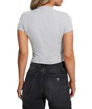 GUESS TRIANGLE STRASS Tricou cu crampoane gri melange deschis m - tricou - 2