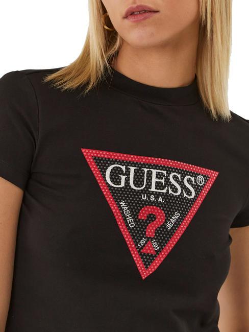 TRIANGLE STRASS Tricou cu crampoane jetbla - tricou