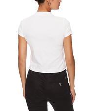 GUESS TRIANGLE STRASS Tricou cu crampoane alb purpuriu - tricou - 2