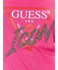 GUESS ICON Tricou cu crampoane pumn roz - tricou - 4