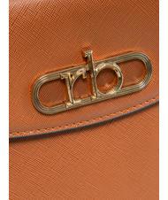 ROCCOBAROCCO LUCE Geantă tote cu curea de umăr și logo metalic bronzat - Genți femei - 3