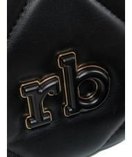 ROCCOBAROCCO DEA Geantă de umăr mică cu curea de umăr negru - Genți femei - 4