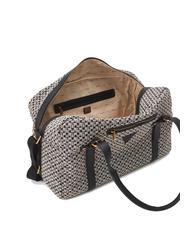 GUESS VOYAGE Geantă duffle cu curea de umăr logo negru - Genți de voiaj - 5