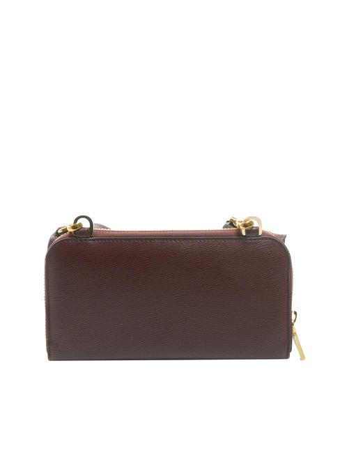 GRAINED Portofel clutch pe umăr BORDEAUX / B - Portofele femei