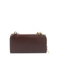 POLLINI GRAINED Portofel clutch pe umăr BORDEAUX / B - Portofele femei - 3