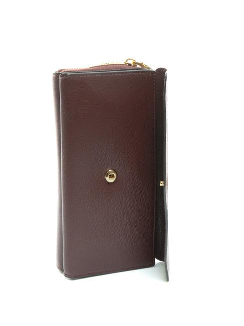 GRAINED Portofel clutch pe umăr BORDEAUX / B - Portofele femei