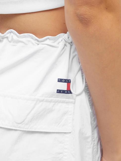 TOMMY JEANS Parachute Wind  Pantaloni ușori alb - Pantaloni pentru femei