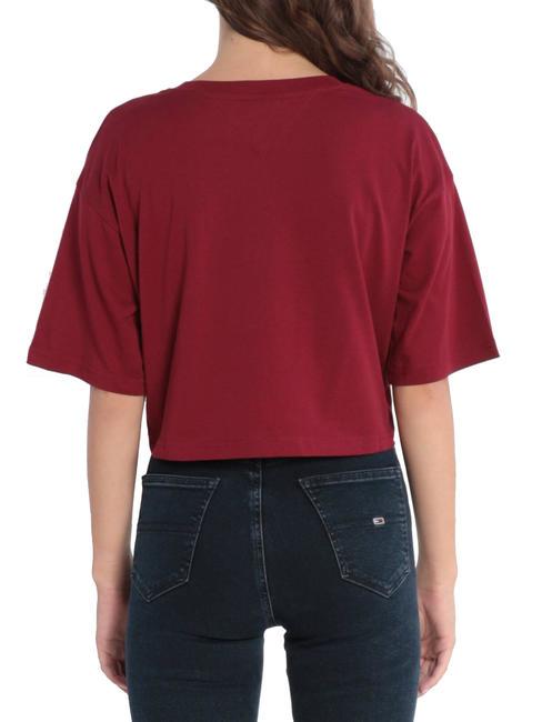 TOMMY JEANS New Varsity Tricou din bumbac roșu - tricou