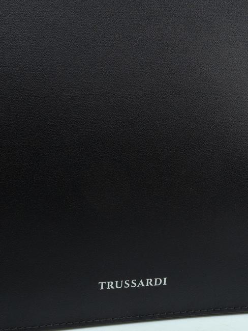 OBELIA Geanta de umar din piele reciclata BLACK - Genți femei