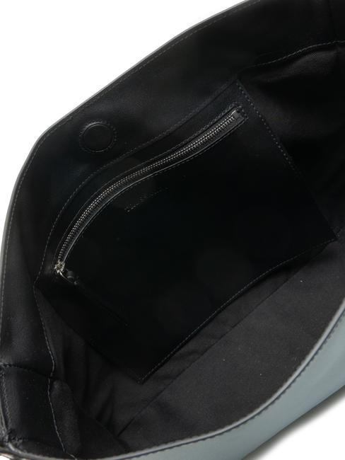 OBELIA Geanta de umar din piele reciclata BLACK - Genți femei