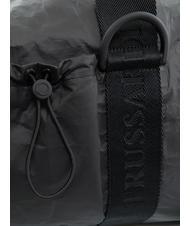 TRUSSARDI TECHNICAL Geantă duffle cu curea de umăr BLACK - Genți de voiaj - 3