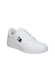 TOMMY HILFIGER TOMMY JEANS Retro Basket  alb - Pantofi bărbați - 3