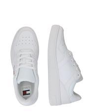 TOMMY HILFIGER TOMMY JEANS Retro Basket  alb - Pantofi bărbați - 5