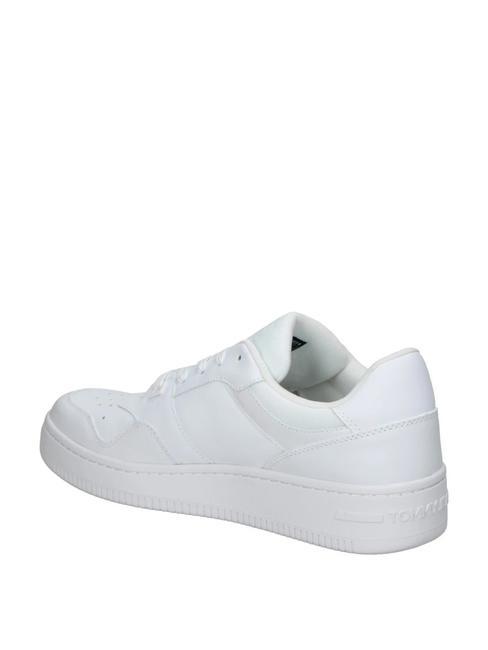 TOMMY JEANS Retro Basket  alb - Pantofi bărbați