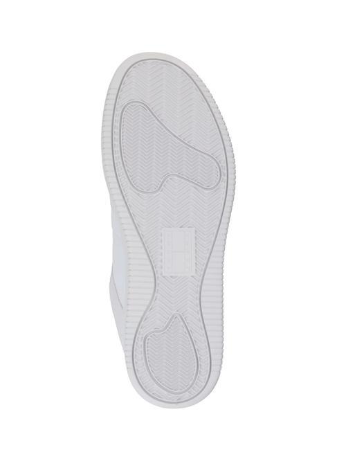TOMMY JEANS Retro Basket  alb - Pantofi bărbați