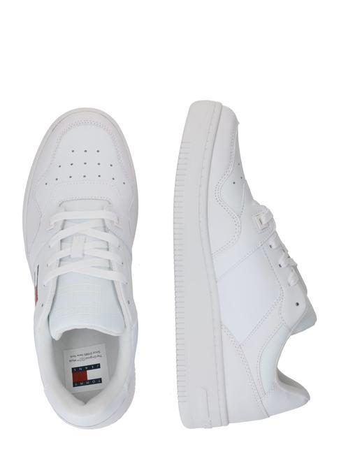 TOMMY JEANS Retro Basket  alb - Pantofi bărbați