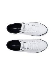 TOMMY HILFIGER HIGH VULCANIC CORE Tenisi din piele reciclata alb - Pantofi bărbați - 4