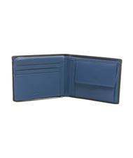 SPALDING COLOR WALLET Portofel din piele, cu portmoneda negru/bleumarin - Portofele bărbați - 3