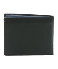 SPALDING COLOR WALLET Portofel din piele, cu portmoneda negru/bleumarin - Portofele bărbați - 4