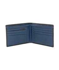 SPALDING COLOR WALLET Portofel de piele negru/bleumarin - Portofele bărbați - 2