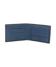 SPALDING NEW YORK COLOR WALLET  Portofel mic din piele negru/bleumarin - Portofele bărbați - 2
