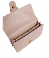 PINKO CLASSIC LOVE BAG O singură geantă pulbere-aur antic - Genți femei - 4