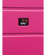 LESAC TOURING Cărucior de dimensiuni mari Trandafir - Bagaje de m&acirc;nă - 6