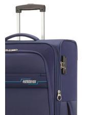 AMERICAN TOURISTER DEEP DIVE Cărucior mediu extensibil albastru marin - Trolere semirigide - 3