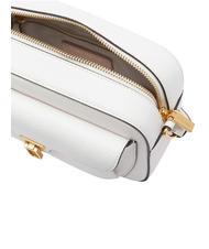 COCCINELLE BEAT SOFT Geantă mică de umăr alb strălucitor - Genți femei - 5