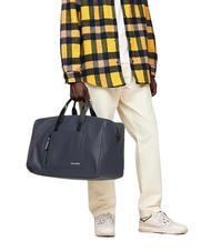 TOMMY HILFIGER TH PIQUE Geantă duffle cu curea de umăr albastru spațial - Genți de voiaj - 4
