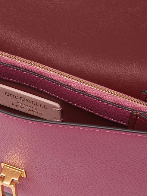 BEAT SOFT Geanta de umar, din piele pulpă roz - Genți femei