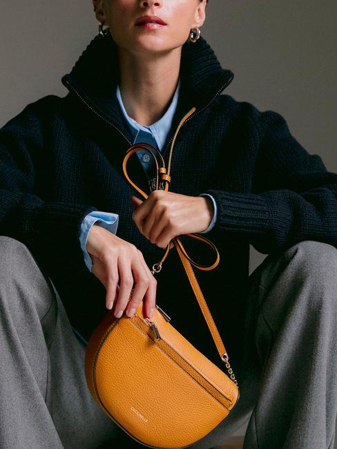 KALI Geanta de umar din piele cu husa BRULE - Genți femei