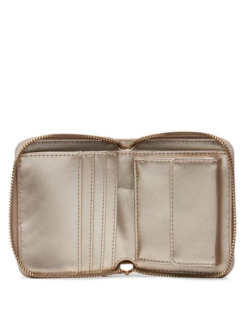 LAUREL Portofel mic cu fermoar taupe - Portofele femei