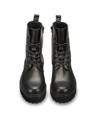 CULT SLASH 1814 Botine amfibii din piele negru - Pantofi femei - 3