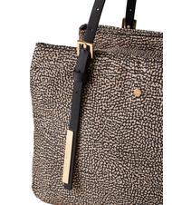 BORBONESE L'ECOLE NYLON Shopper de umar, cu curea de umar OP / NATURAL / NEGRU - Genți femei - 4
