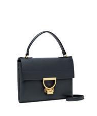 COCCINELLE ARLETTIS Mini geanta din piele texturata albastru miezul nopții - Genți femei - 2