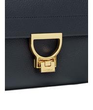 COCCINELLE ARLETTIS Mini geanta din piele texturata albastru miezul nopții - Genți femei - 3