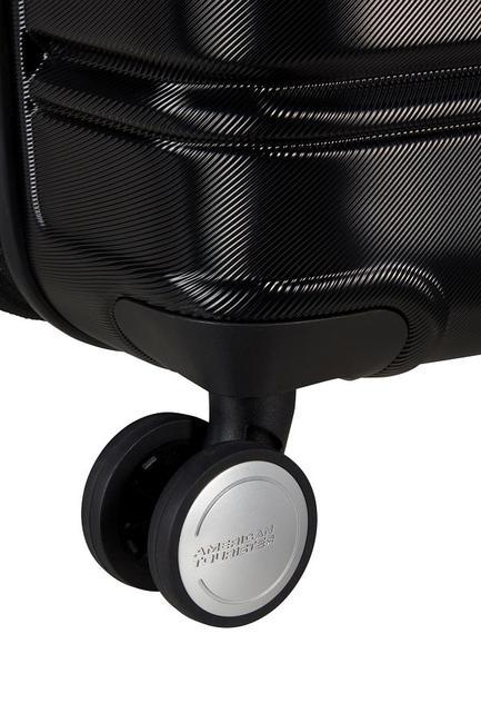 FLASHLINE Cărucior mare extensibil umbra neagra - Trolere rigide