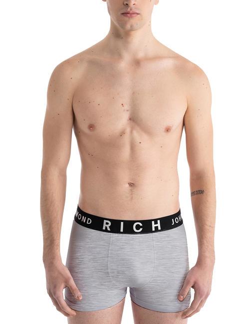 LONDON TRIPACK Set 3 boxer bk/gri/wh - Slip pentru bărbați