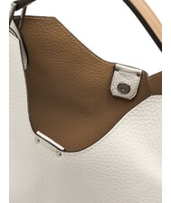GIANNI CHIARINI AURORA Geanta de mana din piele cu husa nisip-natura - Genți femei - 5