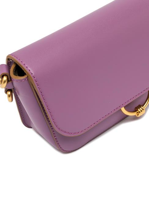 MEG Geanta de umar din piele argile violet - Genți femei